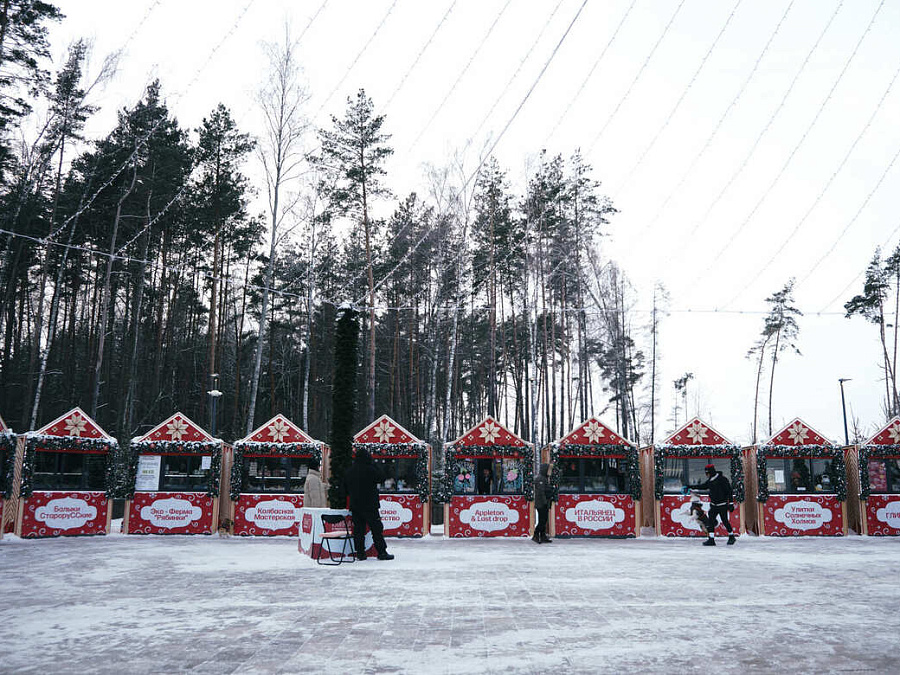 Рождественская ярмарка в парке Малевича в Одинцовском округе
