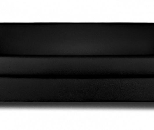 Диван трехместный черный (1730х850х700 мм)