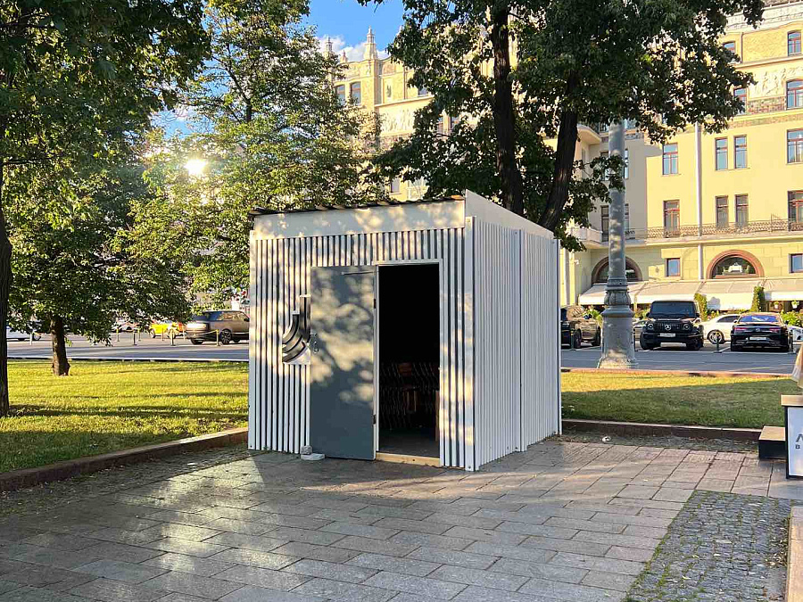Кьюбики на бульварах г. Москвы